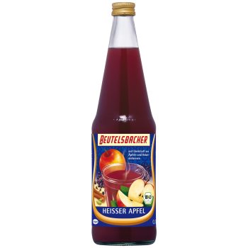 GRZANIEC BEZALKOHOLOWY JABŁKO - CZARNY BEZ  BIO 700 ml - BEUTELSBACHER (PRODUKT SEZONOWY)