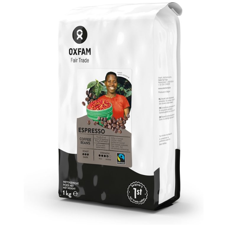 KAWA ZIARNISTA ARABICA/ROBUSTA ESPRESSO BIO 1 kg - OXFAM