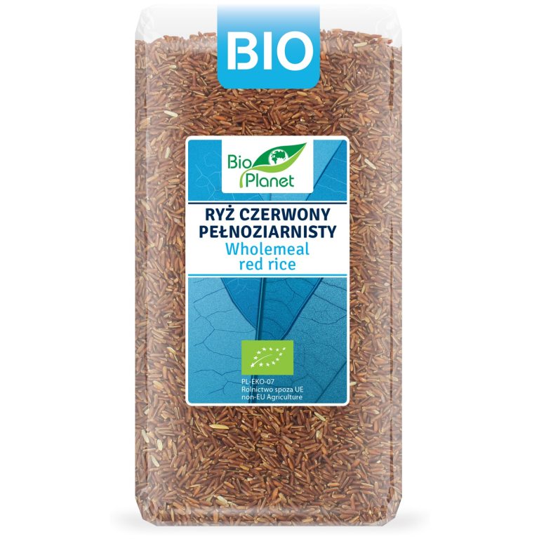 RYŻ CZERWONY PEŁNOZIARNISTY BIO 500 g - BIO PLANET