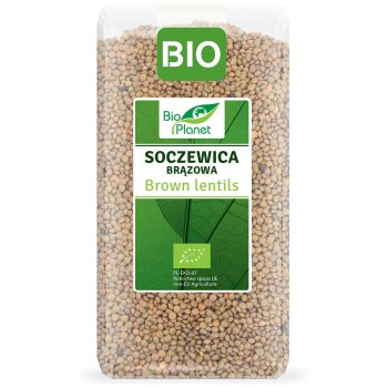 SOCZEWICA BRĄZOWA BIO 500 g - BIO PLANET