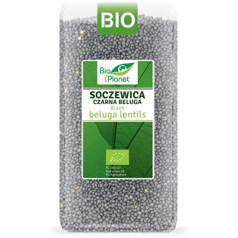 SOCZEWICA CZARNA BELUGA BIO 500 g - BIO PLANET
