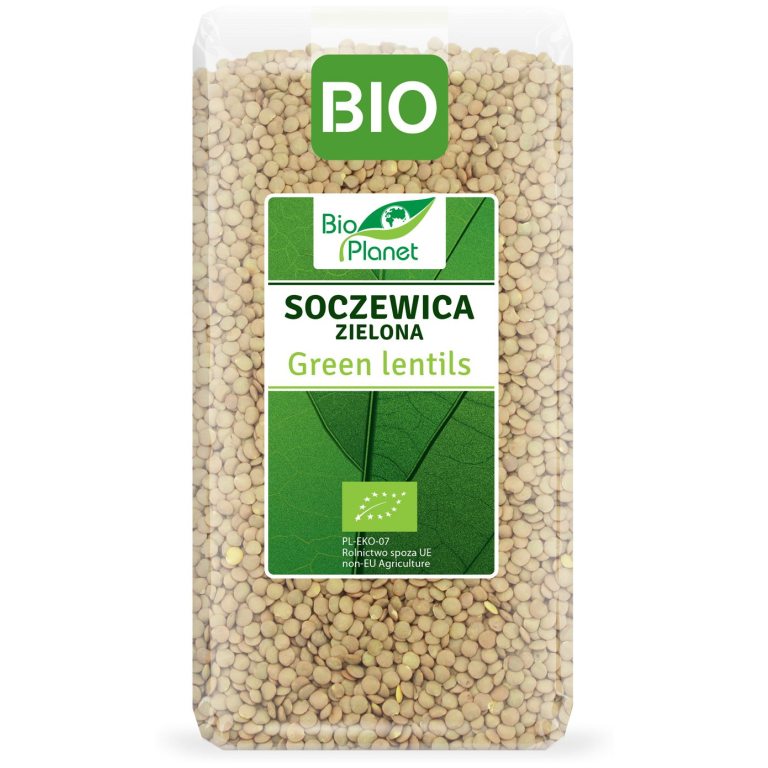 SOCZEWICA ZIELONA BIO 500 g - BIO PLANET