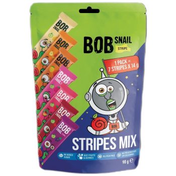 ZESTAW PRZEKĄSEK OWOCOWYCH BEZ DODATKU CUKRÓW BEZGLUTENOWY 98 g - BOB SNAIL
