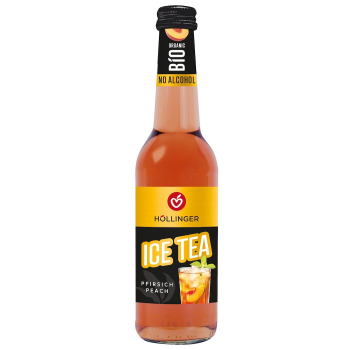 DRINK BEZALKOHOLOWY ICE TEA PEACH BIO 330 ml - HOLLINGER
