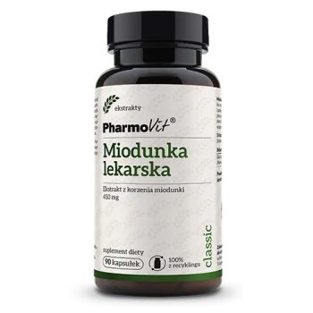MIODUNKA LEKARSKA EKSTRAKT (450 mg) BEZGLUTENOWY 90 KAPSUŁEK - PHARMOVIT (CLASSIC)