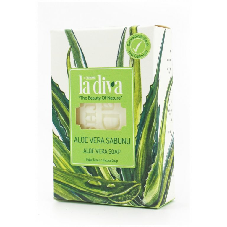 MYDŁO W KOSTCE ALOES 100 g - LA DIVA