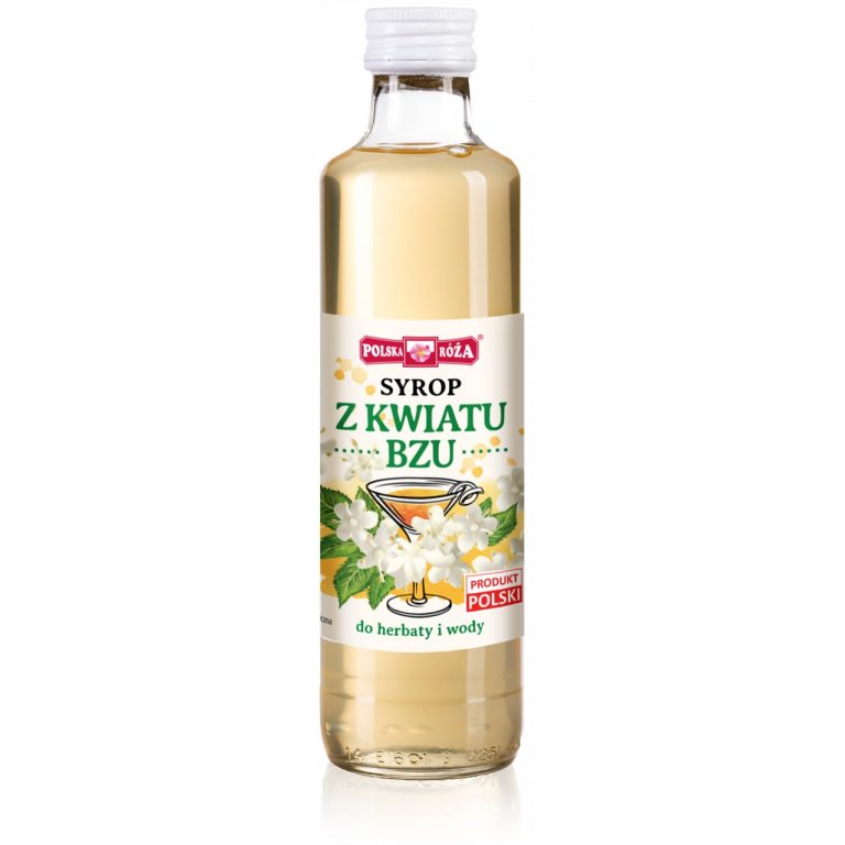 SYROP Z KWIATÓW CZARNEGO BZU 250 ml - POLSKA RÓŻA