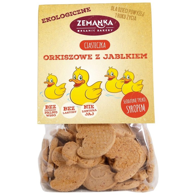 CIASTKA ORKISZOWE Z JABŁKIEM BIO 100 g - ZEMANKA