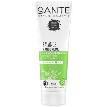 KREM DO RĄK ALOES I OLEJEK MIGDAŁOWY ECO 75 ml - SANTE