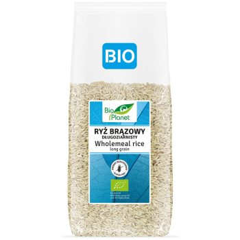 RYŻ BRĄZOWY DŁUGOZIARNISTY BEZGLUTENOWY BIO 1 kg - BIO PLANET