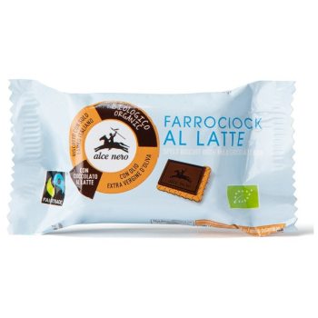 HERBATNIKI ORKISZOWE Z MLECZNĄ CZEKOLADĄ FAIR TRADE BIO 28 g - ALCE NERO