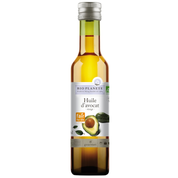OLEJ Z MIĄŻSZU AWOKADO TŁOCZONY NA ZIMNO FAIR FOR LIFE BIO 250 ml - BIO PLANETE