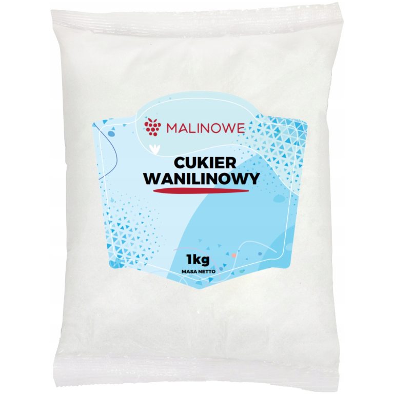 CUKIER WANILINOWY 1kg WANILIOWY AROMATYCZNY JAKOŚĆ PREMIUM