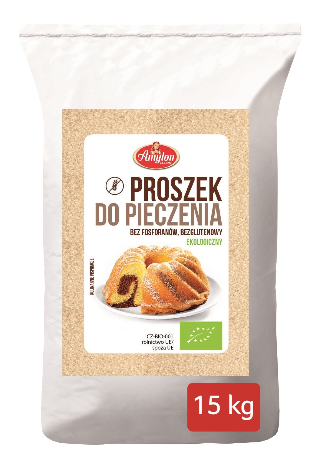 PROSZEK DO PIECZENIA BEZGLUTENOWY BIO 15 kg - HORECA (AMYLON)