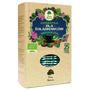 HERBATKA DLA ŻOŁĄDKOWCÓW BIO (25 x 2 g) 50 g - DARY NATURY