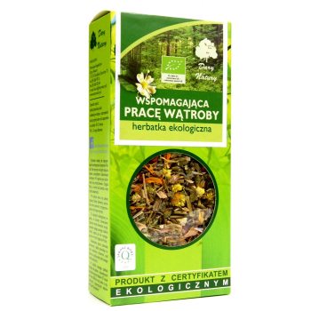 HERBATKA WSPOMAGAJĄCA PRACĘ WĄTROBY BIO 50 g - DARY NATURY
