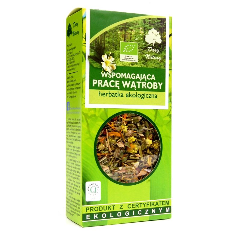 HERBATKA WSPOMAGAJĄCA PRACĘ WĄTROBY BIO 50 g - DARY NATURY