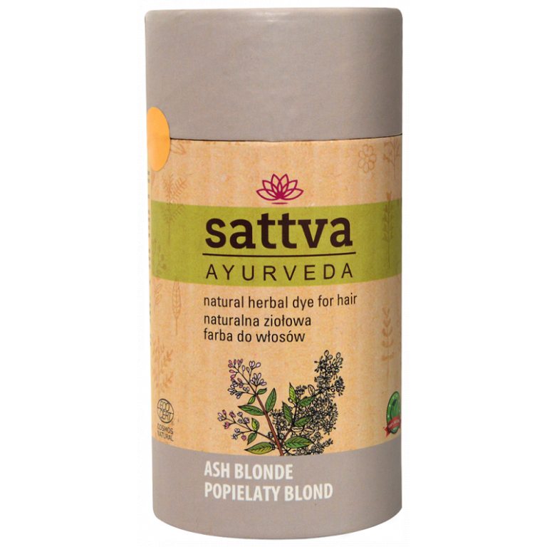 HENNA POPIELATY BLOND ECO 150 g - SATTVA (AYURVEDA)