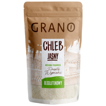 MIESZANKA DO WYPIEKU CHLEBA JASNEGO BEZGLUTENOWA 500 g - GRANO