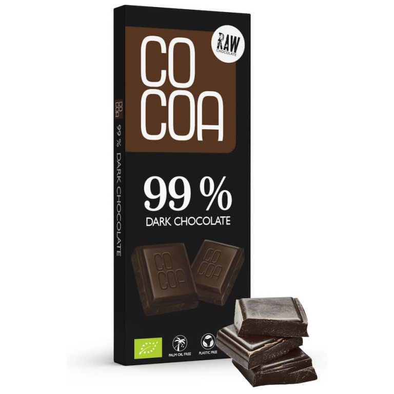 CZEKOLADA GORZKA 99 % BIO 40 g - COCOA