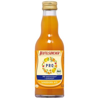 SHOT NA ODPORNOŚĆ GRUSZKA - ROKITNIK - MARCHEW BIO 200 ml - BEUTELSBACHER