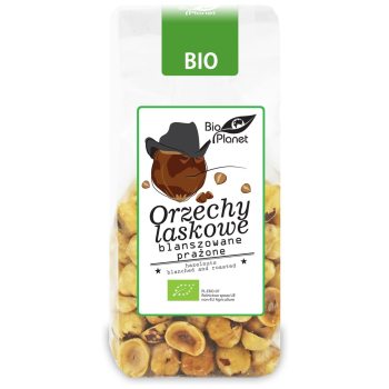 ORZECHY LASKOWE BLANSZOWANE PRAŻONE BIO 100 g - BIO PLANET