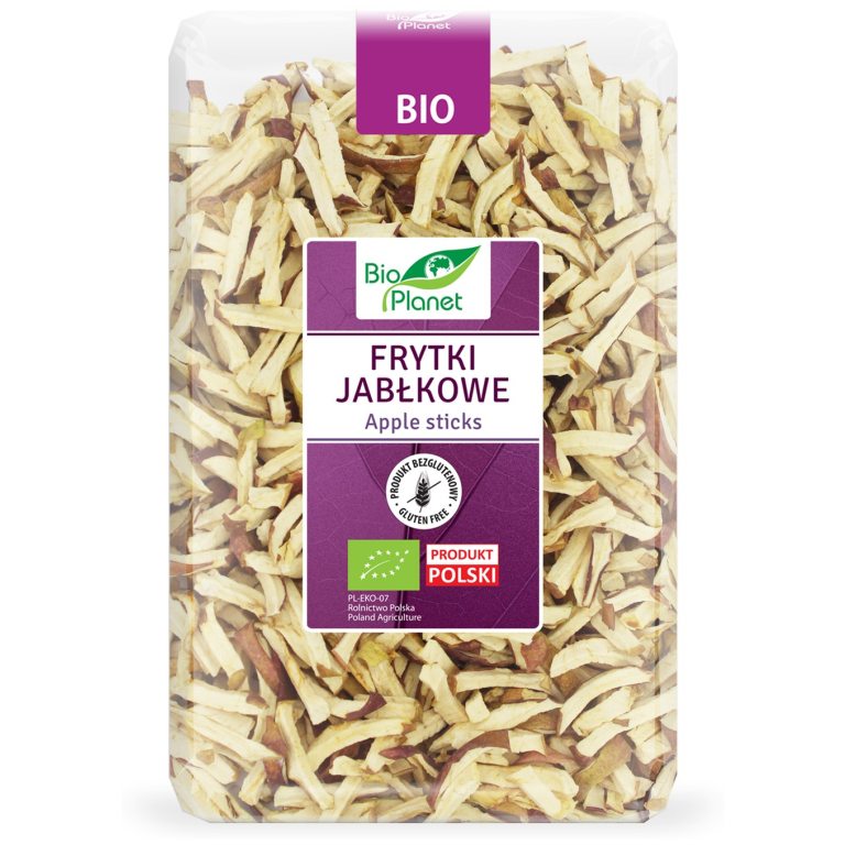 FRYTKI JABŁKOWE BEZGLUTENOWE BIO 300 g - BIO PLANET
