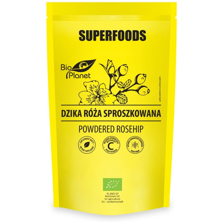 DZIKA RÓŻA SPROSZKOWANA BIO 150 g - BIO PLANET SUPERFOODS