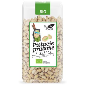 PISTACJE PRAŻONE I SOLONE BIO 300 g - BIO PLANET