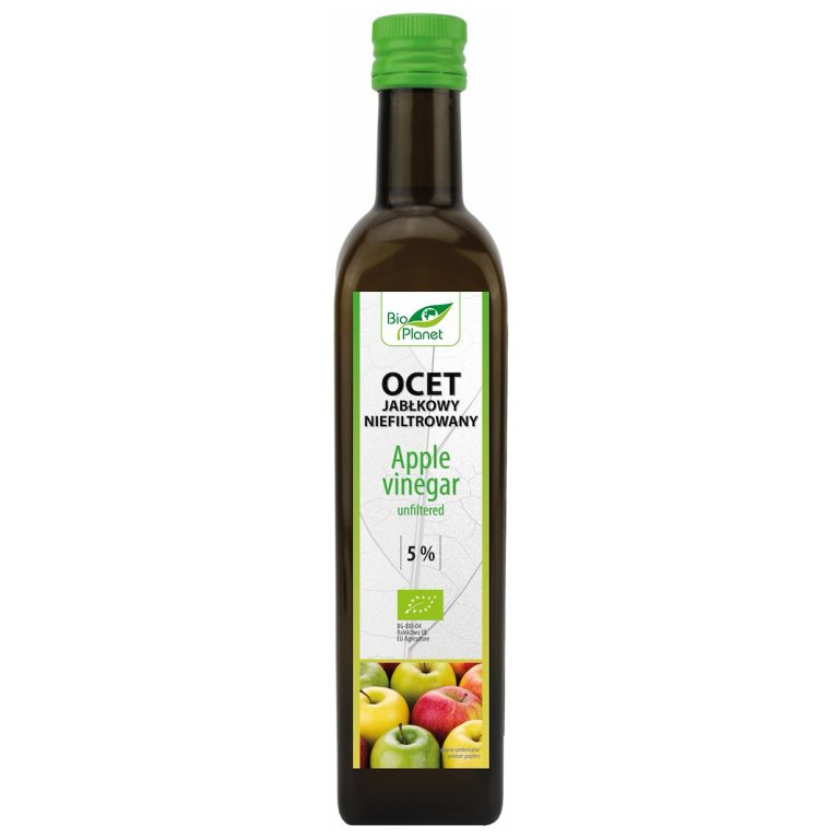 OCET JABŁKOWY 5 % NIEFILTROWANY BIO 500 ml - BIO PLANET