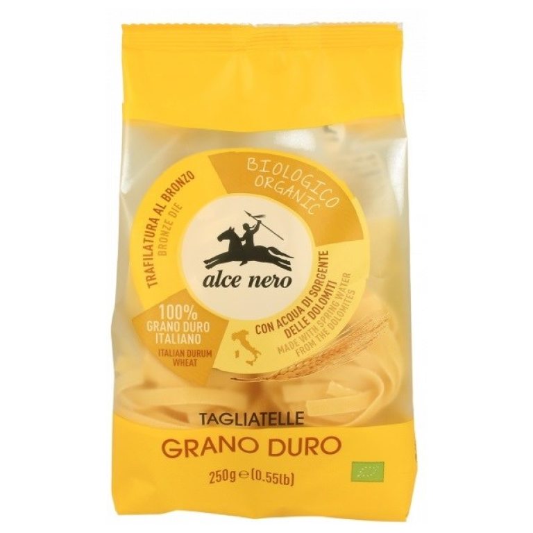 MAKARON (SEMOLINOWY) GNIAZDA TAGLIATELLE BIO 250 g - ALCE NERO