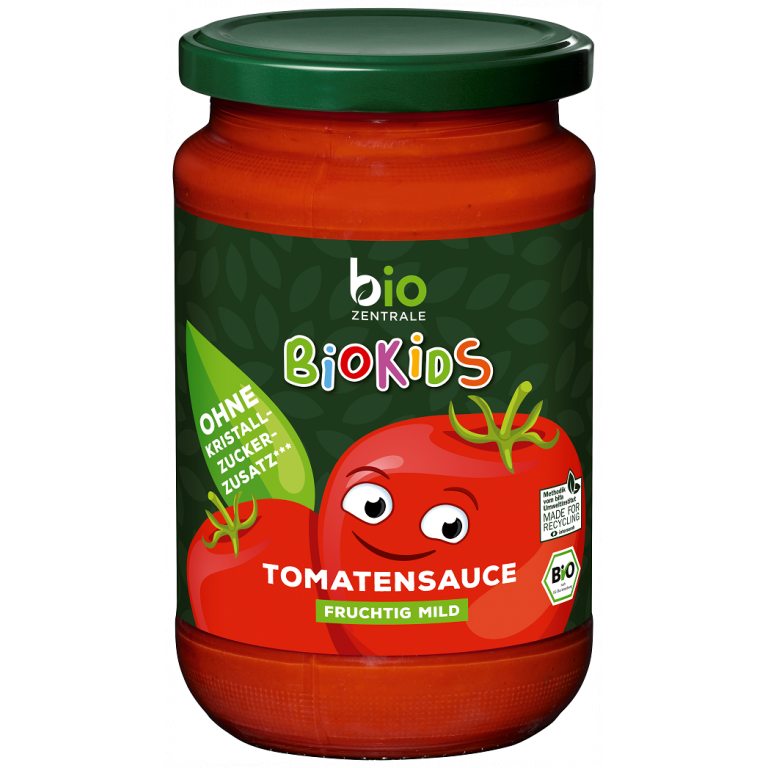 SOS POMIDOROWY DLA DZIECI BEZGLUTENOWY BIO 350 g - BIO ZENTRALE (BIOKIDS)