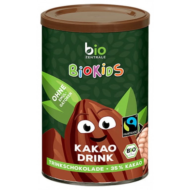 CZEKOLADA W PROSZKU DLA DZIECI FAIR TRADE BIO 300 g - BIO ZENTRALE (BIOKIDS)