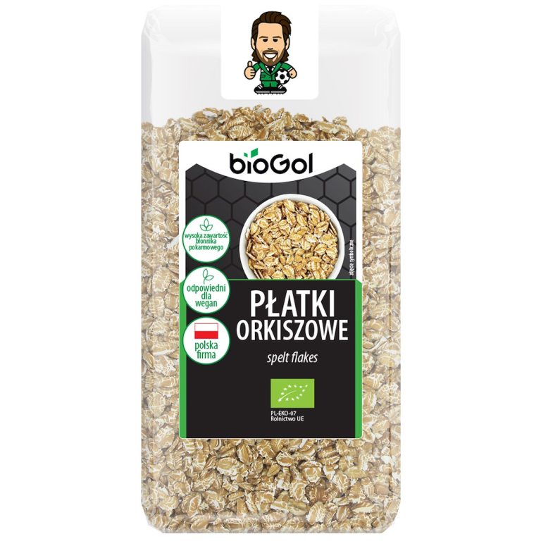 PŁATKI ORKISZOWE BIO 300 g - BIOGOL