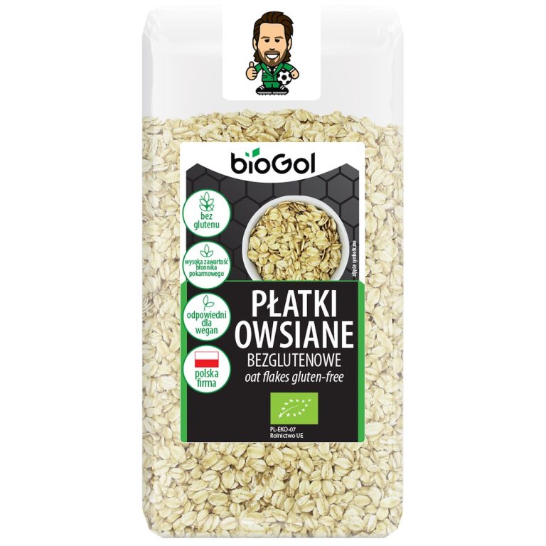 PŁATKI OWSIANE BEZGLUTENOWE BIO 300 g - BIOGOL