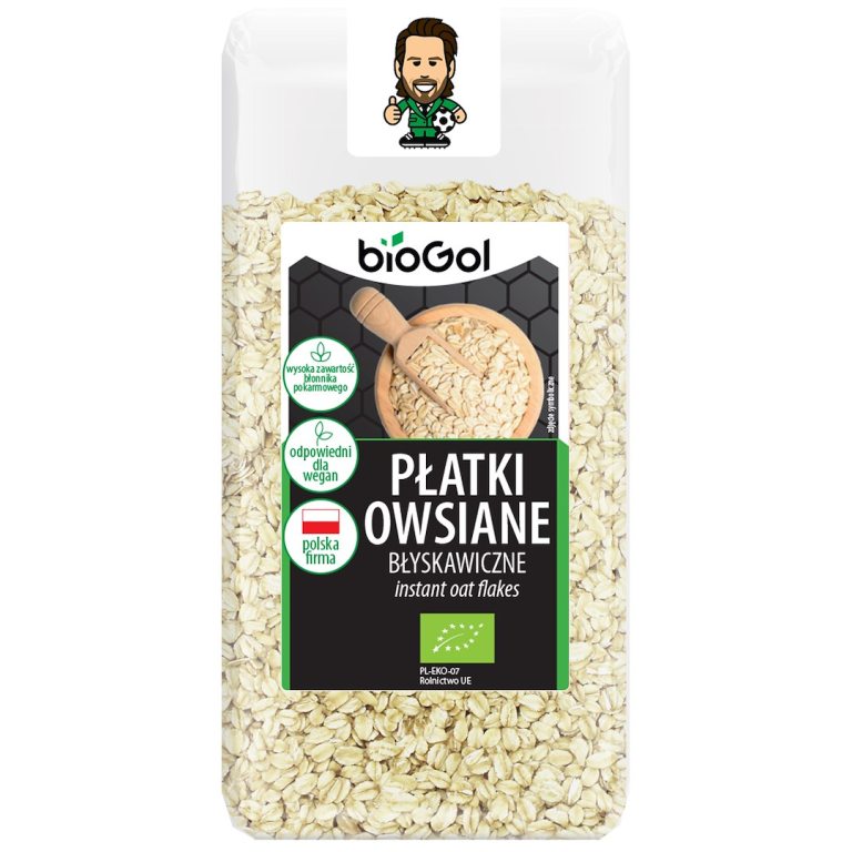 PŁATKI OWSIANE BŁYSKAWICZNE BIO 300 g - BIOGOL