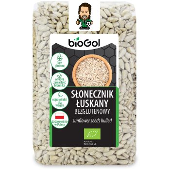SŁONECZNIK ŁUSKANY BEZGLUTENOWY BIO 350 g - BIOGOL