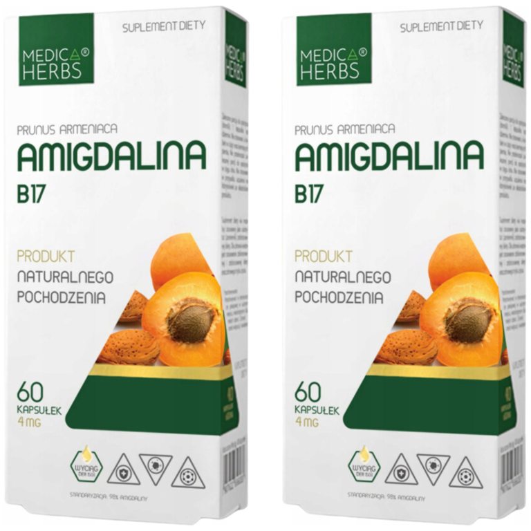 2x MEDICA HERBS Amigdalina B17 60K