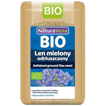 LEN MIELONY ODTŁUSZCZONY BIO 200 g - NATURAVENA