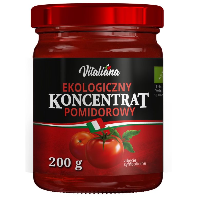 KONCENTRAT POMIDOROWY 22 % BIO 200 g - VITALIANA