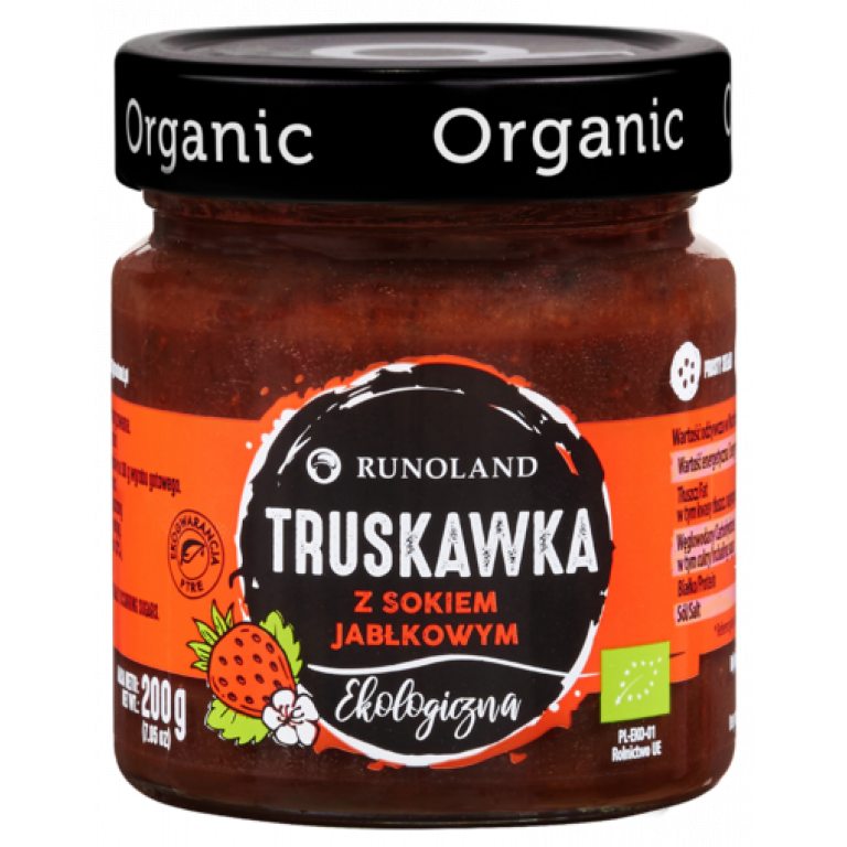 SŁODKA PRZEKĄSKA TRUSKAWKA  BIO 200 g - RUNOLAND