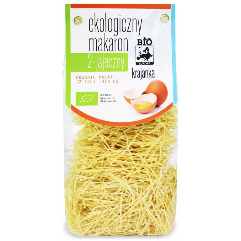 MAKARON (2-JAJECZNY) KRAJANKA BIO 250 g - BIO PLANET