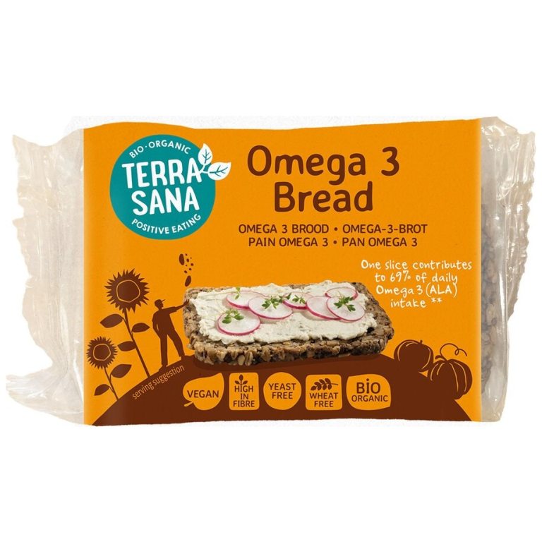 CHLEB OMEGA-3 KROJONY BIO 300 g - TERRASANA