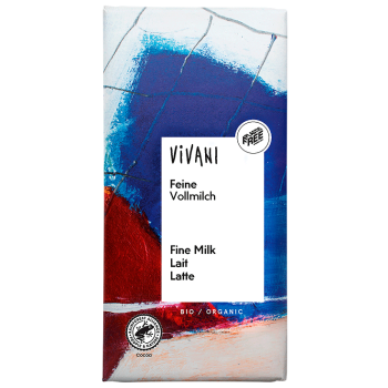 CZEKOLADA MLECZNA BIO 100 g - VIVANI