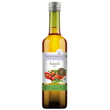 OLEJ SAŁATKOWY TŁOCZONY NA ZIMNO BIO 500 ml - BIO PLANETE