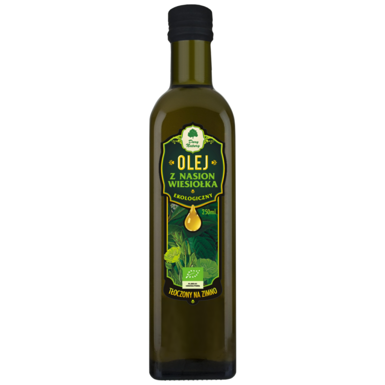 OLEJ Z WIESIOŁKA TŁOCZONY NA ZIMNO BIO 250 ml - DARY NATURY