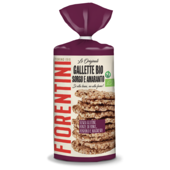 WAFLE Z SORGO I AMARANTUSA BEZGLUTENOWE BIO 120 g - FIORENTINI