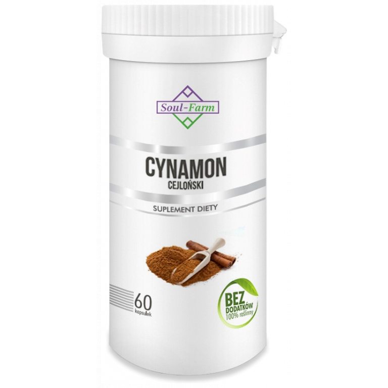 CYNAMON CEJLOŃSKI EKSTRAKT (400 mg) 60 KAPSUŁEK - SOUL FARM