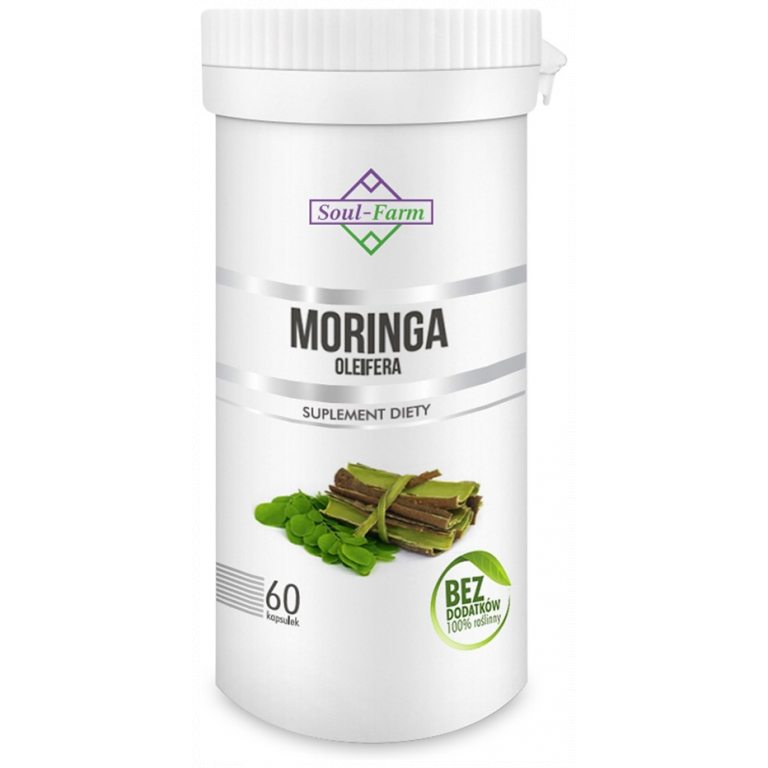 MORINGA EKSTRAKT (400 mg) 60 KAPSUŁEK - SOUL FARM