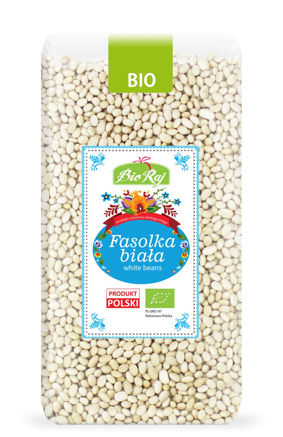 FASOLKA BIAŁA BIO (POLSKA) 500 g - BIO RAJ